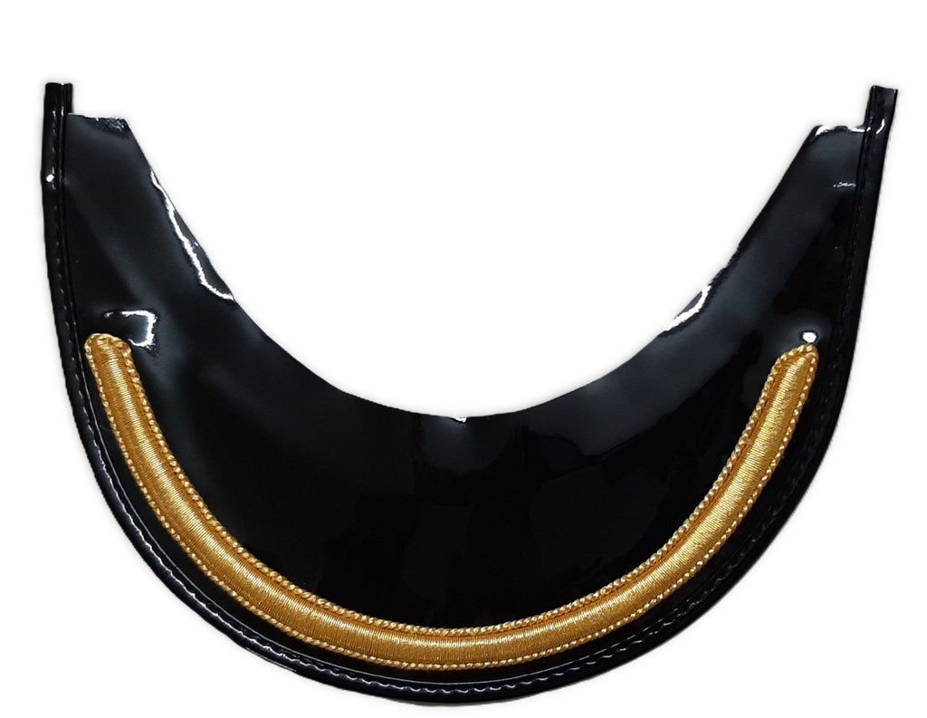 Field Ofc Peak British Gold Bar Visor for Female Dress Hat / Cap