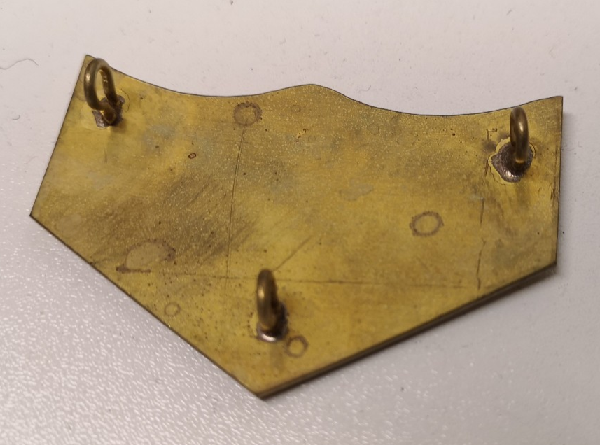 Brass Belt Tip End for Ceremonial Belts