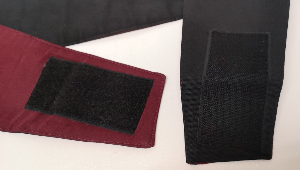 Maroon Cummerbund with Light Blue Stattant Lion Symbol Waist 34-37"