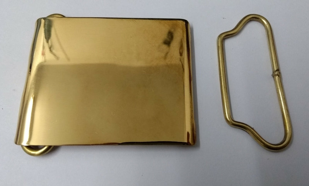 Genuine Issue Plain Plate Ceremonial and Parade 2¼" Belt Buckle