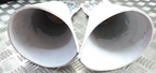 British Army Household Cavalry White Leather Gauntlet Parade Gloves Size 9.5