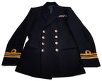 Royal Navy No1B Jacket Wool Barathea British Naval Style Navy 8 Buttons 100cm
