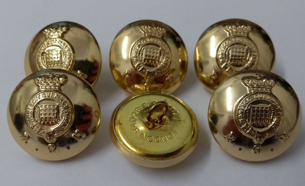 The Royal Gloucestershire Hussars Dress Buttons British Army Insignia 38L