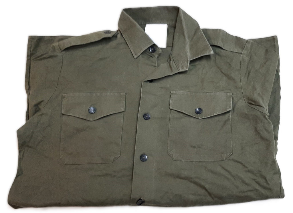 Combat Shirt British Army O.D Green General Service Long Sleeves Collar 38/40cm