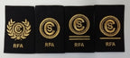 Genuine British Royal Navy RFA Royal Auxiliary Fleet Rank Slides 1 Pr Assorted