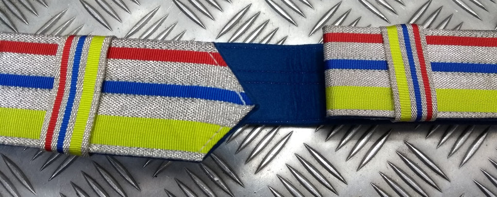 Multicoloured Ceremonial Belt No Buckle Unknown Organization 2" Wide Max 44-48"