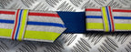 Multicoloured Ceremonial Belt No Buckle Unknown Organization 2" Wide Max 44-48"