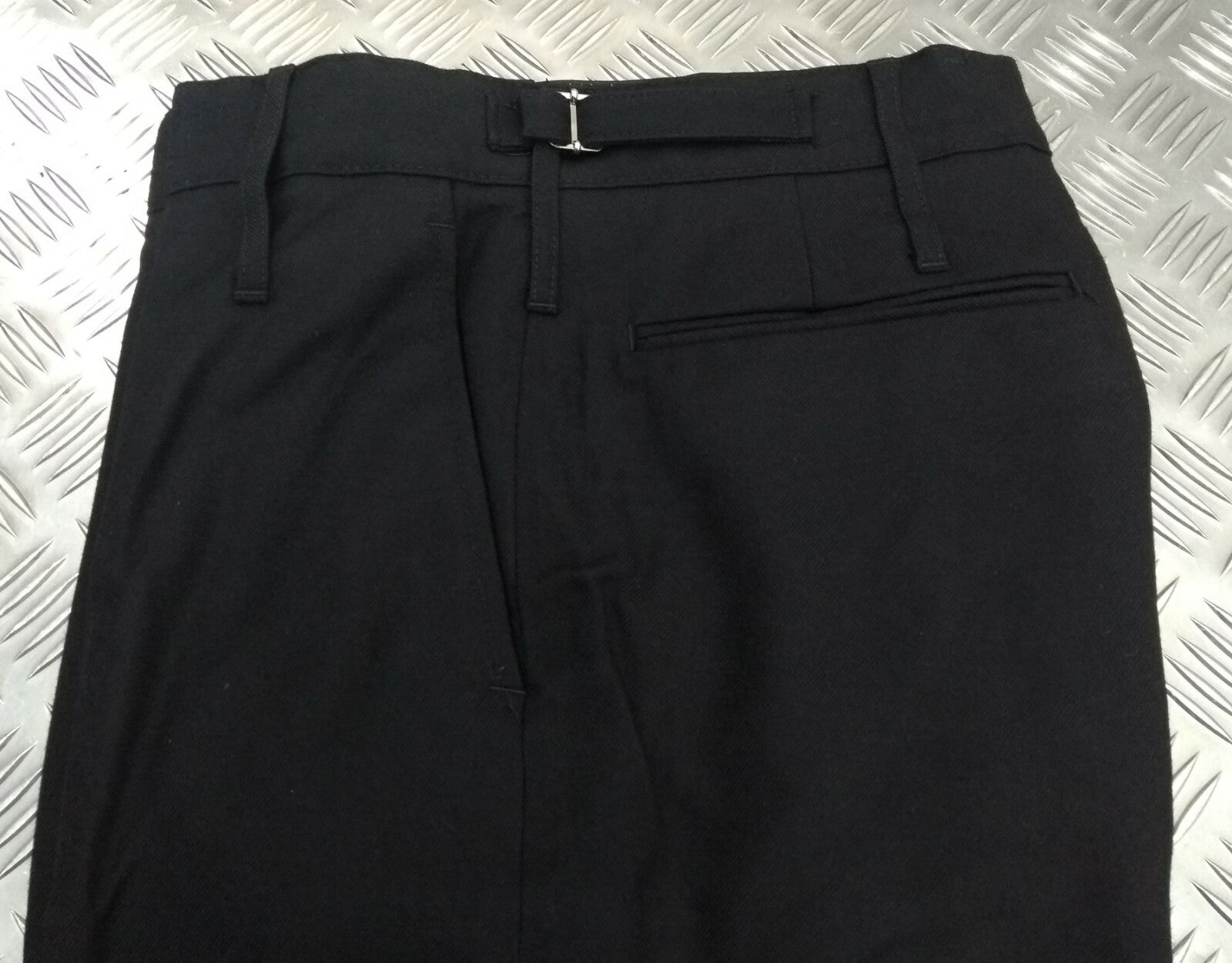 British Royal Navy RN Class II Black Bell Bottom Sailors Trouser 80/72/88cm