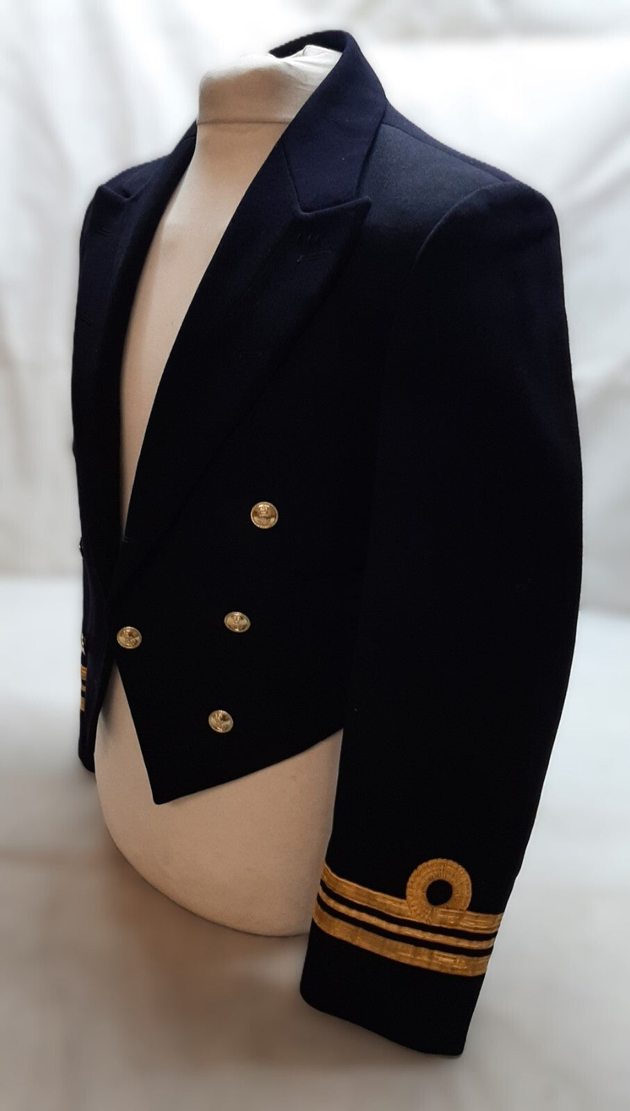 Navy Mess Jacket Lt Com Rank Curls British Naval Ofc Dress RN