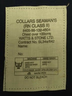 British Royal Navy RN Class 2 CII Collar "Square Rig Collar" Used