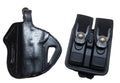 Pancake Holster Left Hand Draw PWL with Radar Double Ammo Magazine Carrier