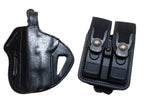 Pancake Holster Left Hand Draw PWL with Radar Double Ammo Magazine Carrier