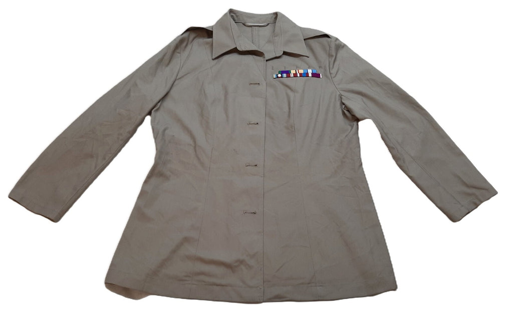 No6 Dress Jacket Woman's British Army Stone Uniform No Buttons 104cm Marked