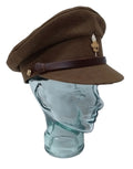 No2 Officer Hat AGC ETS British Army Full Insignia & Chin Strap Goldings 56cm