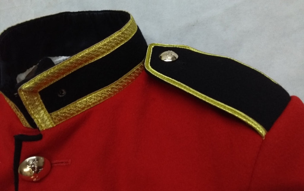 British Army Red Tunic Bands Ceremonial Style Jacket Royal Signals