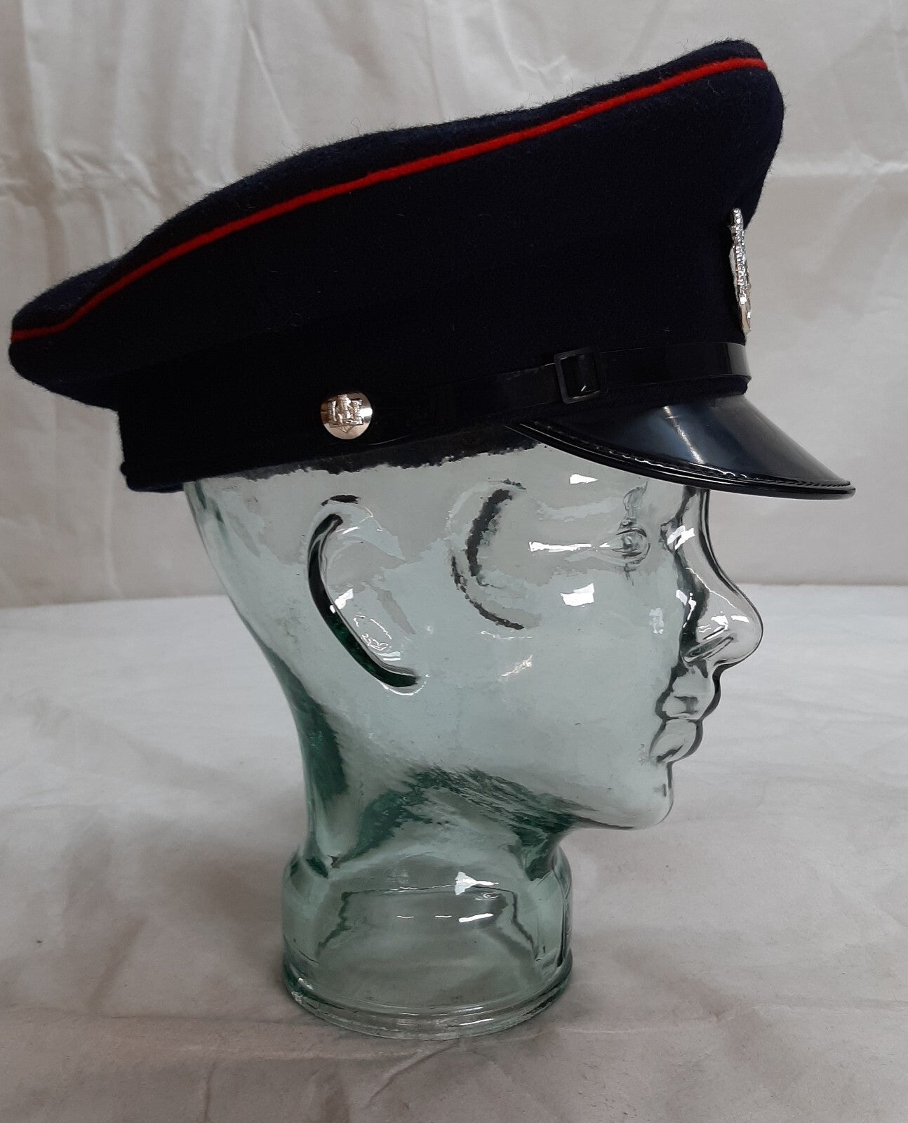 No1 Dress Hat British Army Devonshire & Dorset Regiment Insignia & Buttons 58cm