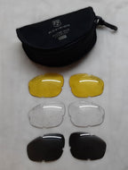 Revision Bullet Ant Replacement Interchangeable Lenses & Soft Case British Army