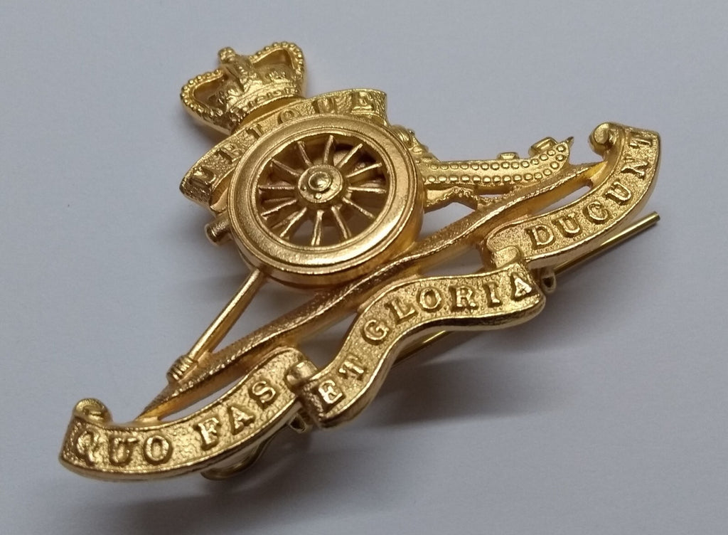 RA Hat / Cap / Beret Badge British Artillery Dress NEW