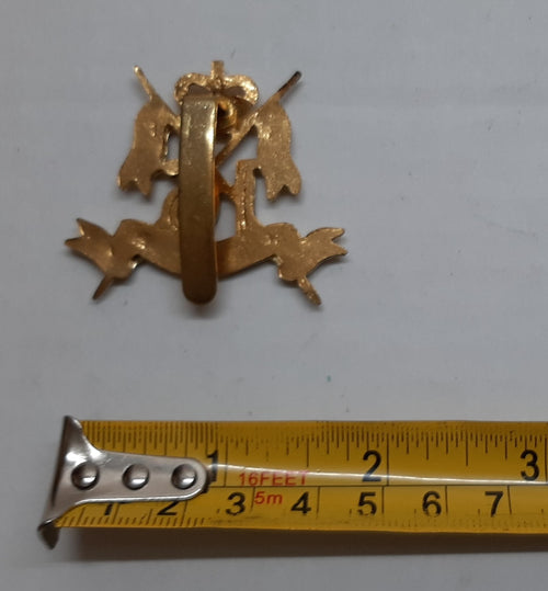 QRL Hat Badge Officers 16th Queens Royal Lancers Service Dress Insignia