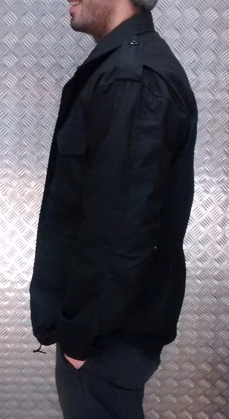 US Military Style M65 Lined Combat Jacket Black NEW
