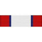 US USA Distinguished Service Medal Ribbon on Bar / Red Blue White