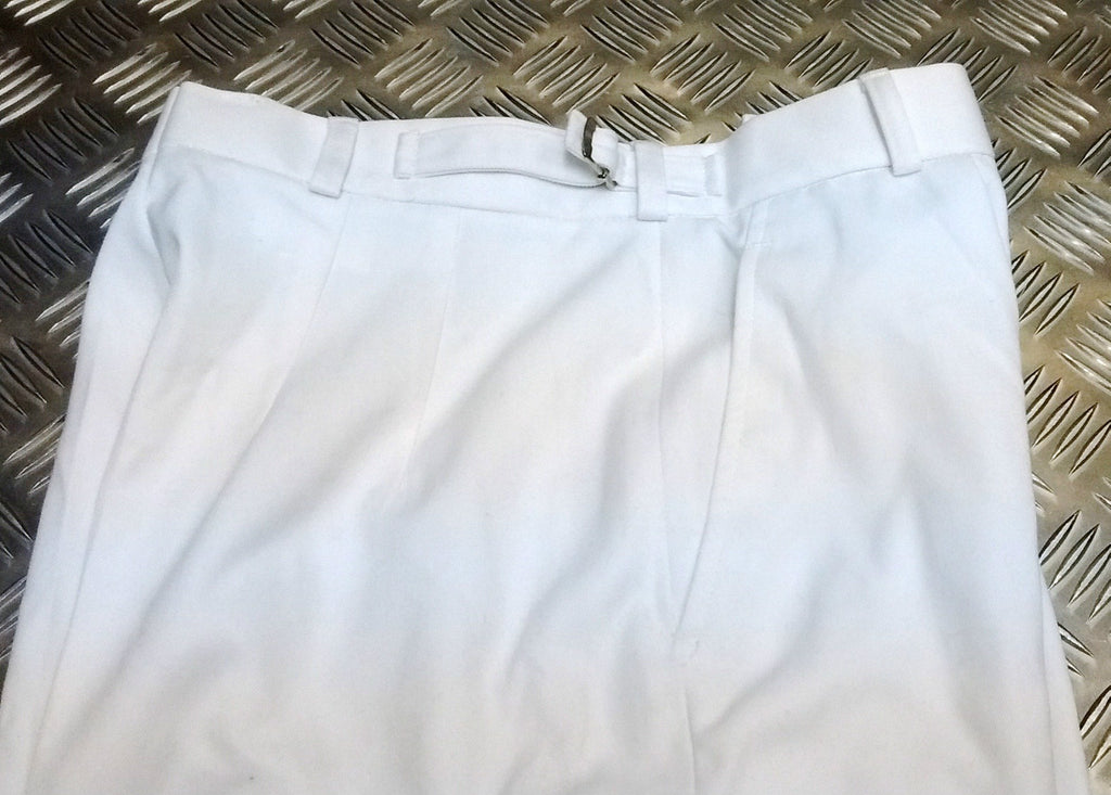 WRAF No6a White Bands Woman's British RAF Royal Air Force Dress Trousers / Slack With Marks