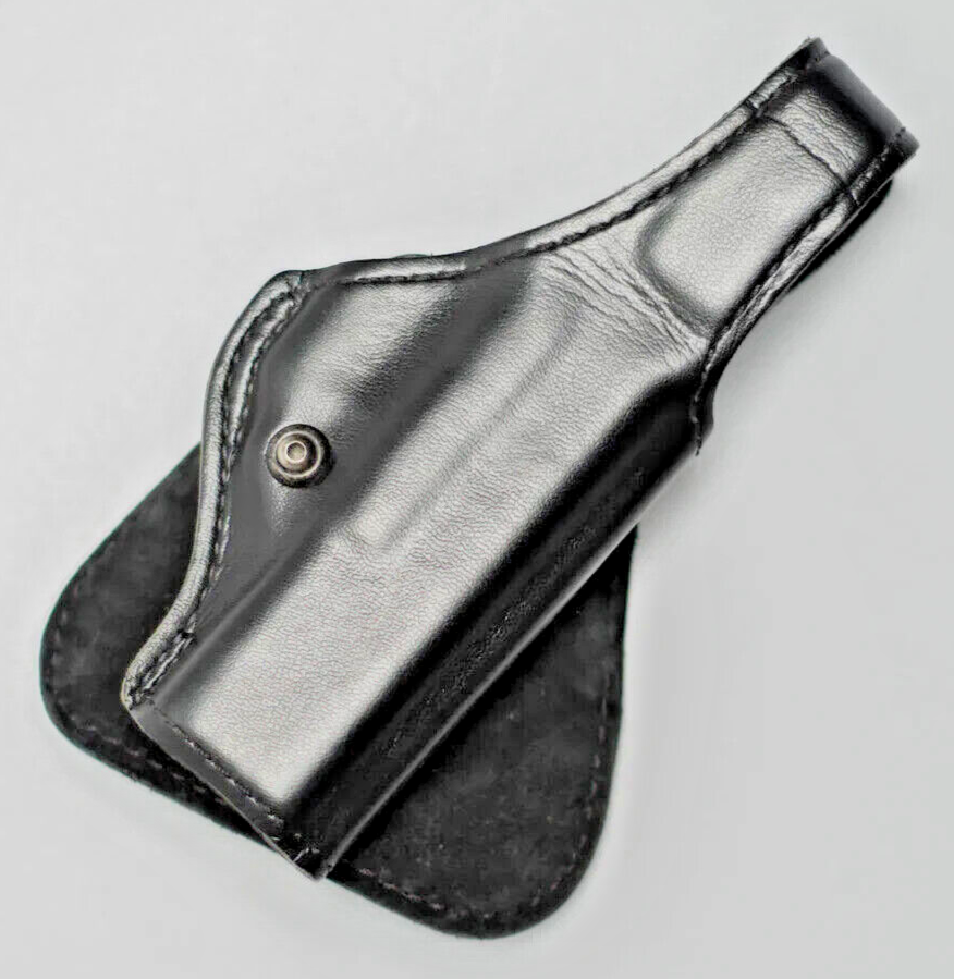 Safariland 518-83 Paddle Glock Side Holster Black Leather Left Hand