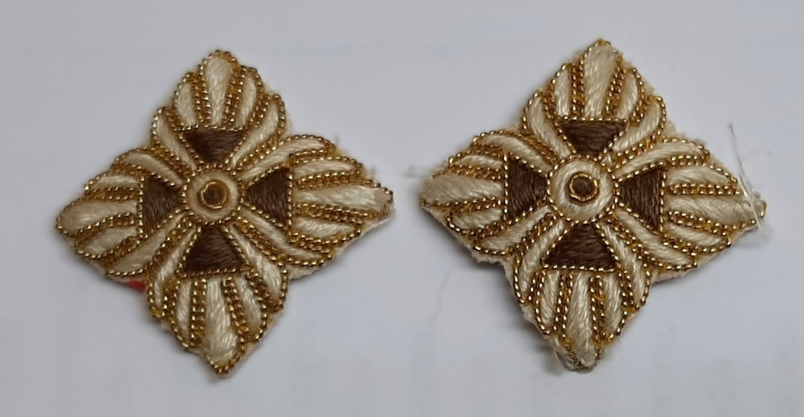 Shoulder Stars AAC Service Dress Hand Embroidered H/E Bath Star / Pips 1 Pair