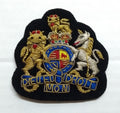 No1 Warrant Officer Badge (Navy) British Army Hand Embroidered Royal Arms Patch