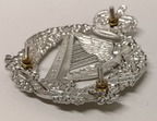 Royal Irish Regiment Officers' Queen's Crown Cross Belt Regimental Breast Badge
