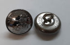 Britannia B.O.E Insignia Small Ring Back Obsolete Buttons for Collectors X2