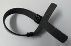 Genuine Issue Black Leather Dress Hat 5/8" Adjustable Chin Strap