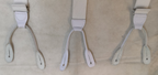 Various Clip-On / Button Elastic Braces / Suspenders Adjustable