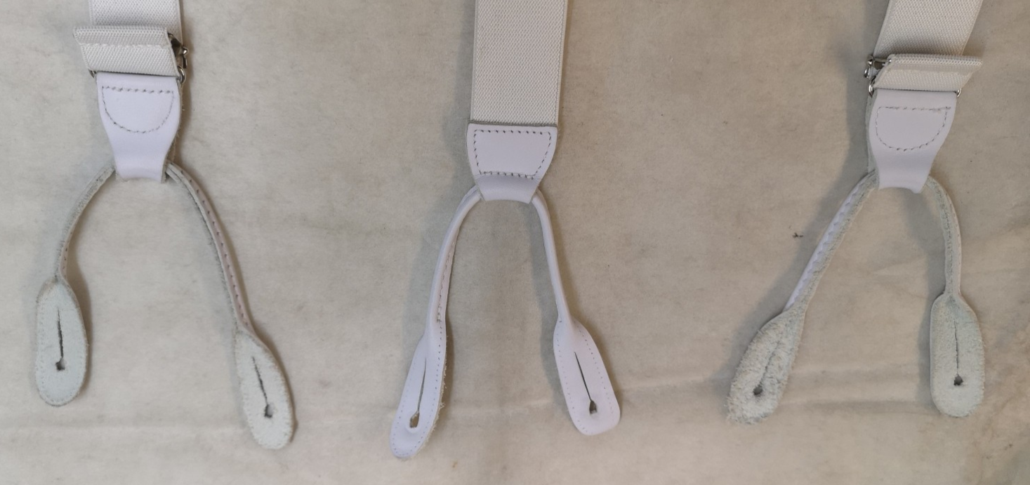 Various Clip-On / Button Elastic Braces / Suspenders Adjustable