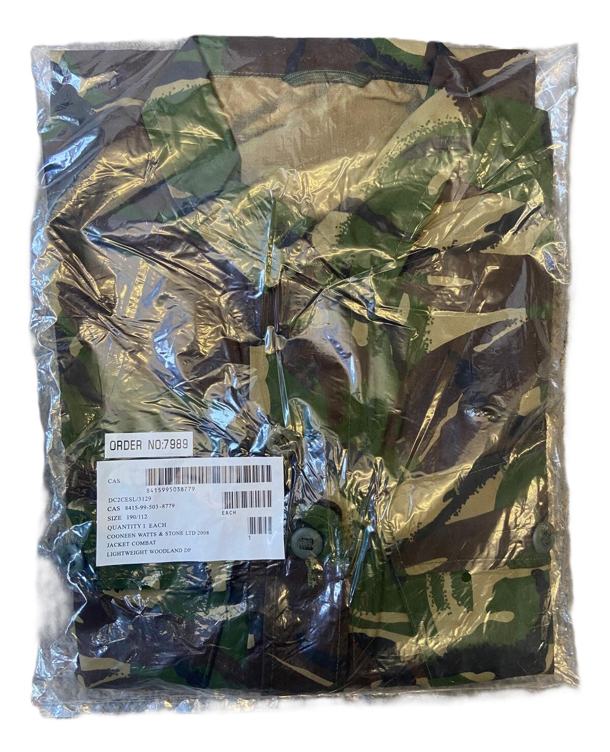 Soldier 95 Jacket Shirt DPM Woodland Camo British Old Style Lightweight NEW