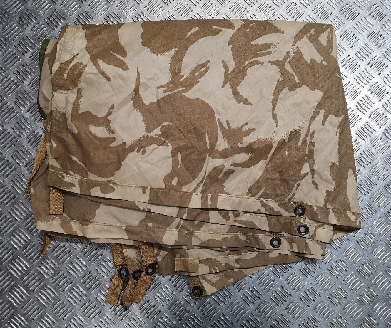 Genuine British Issue IRR Desert Camo Basher / Basha Tarp Shelter Sheet