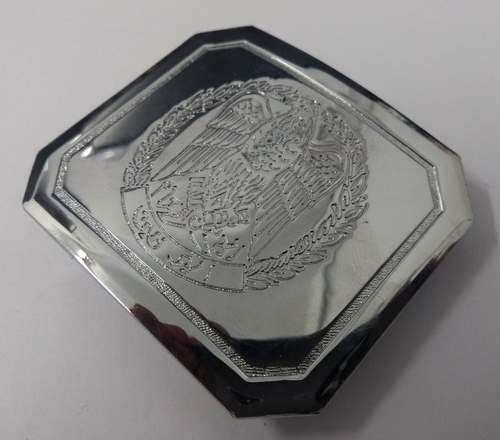 Genuine UAE Chrome Plated Insignia Ceremony and Parade 2" Belt Buckle