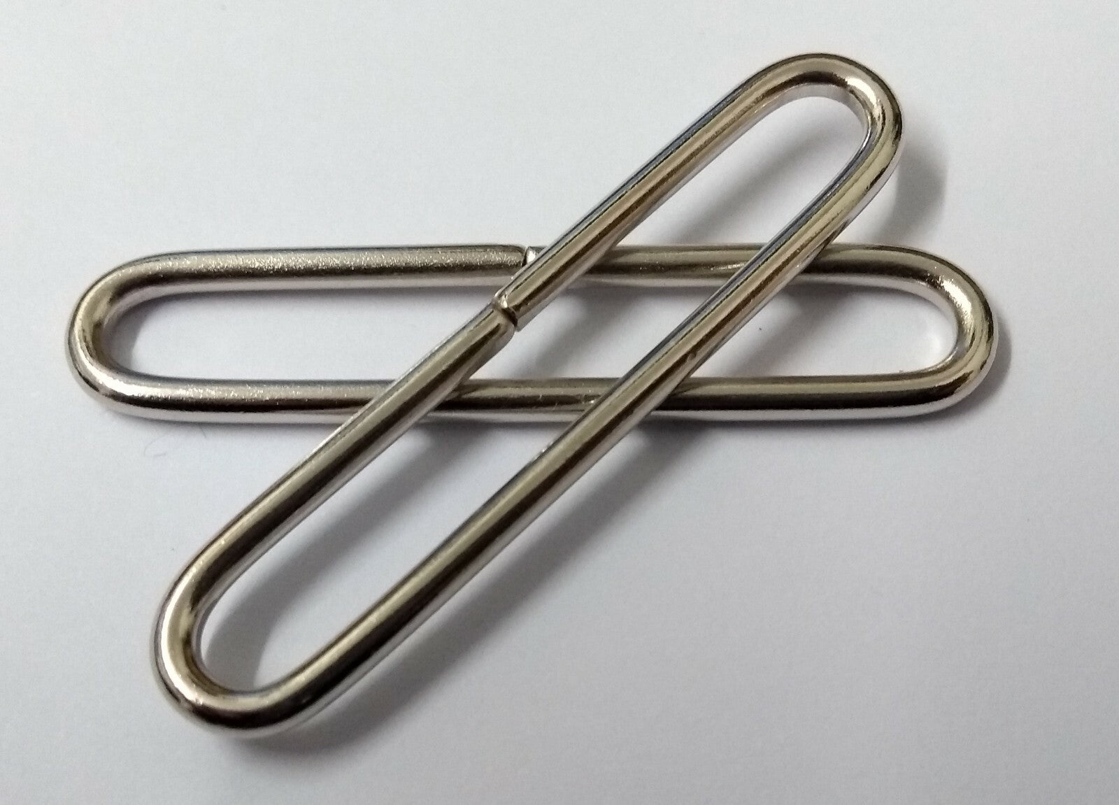 Mil-Spec 2" Nickel Plated Belt Loop Seam Over Adjuster Non Locking 1 Pair - NEW