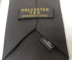 Black Polyester Tie Genuine British
