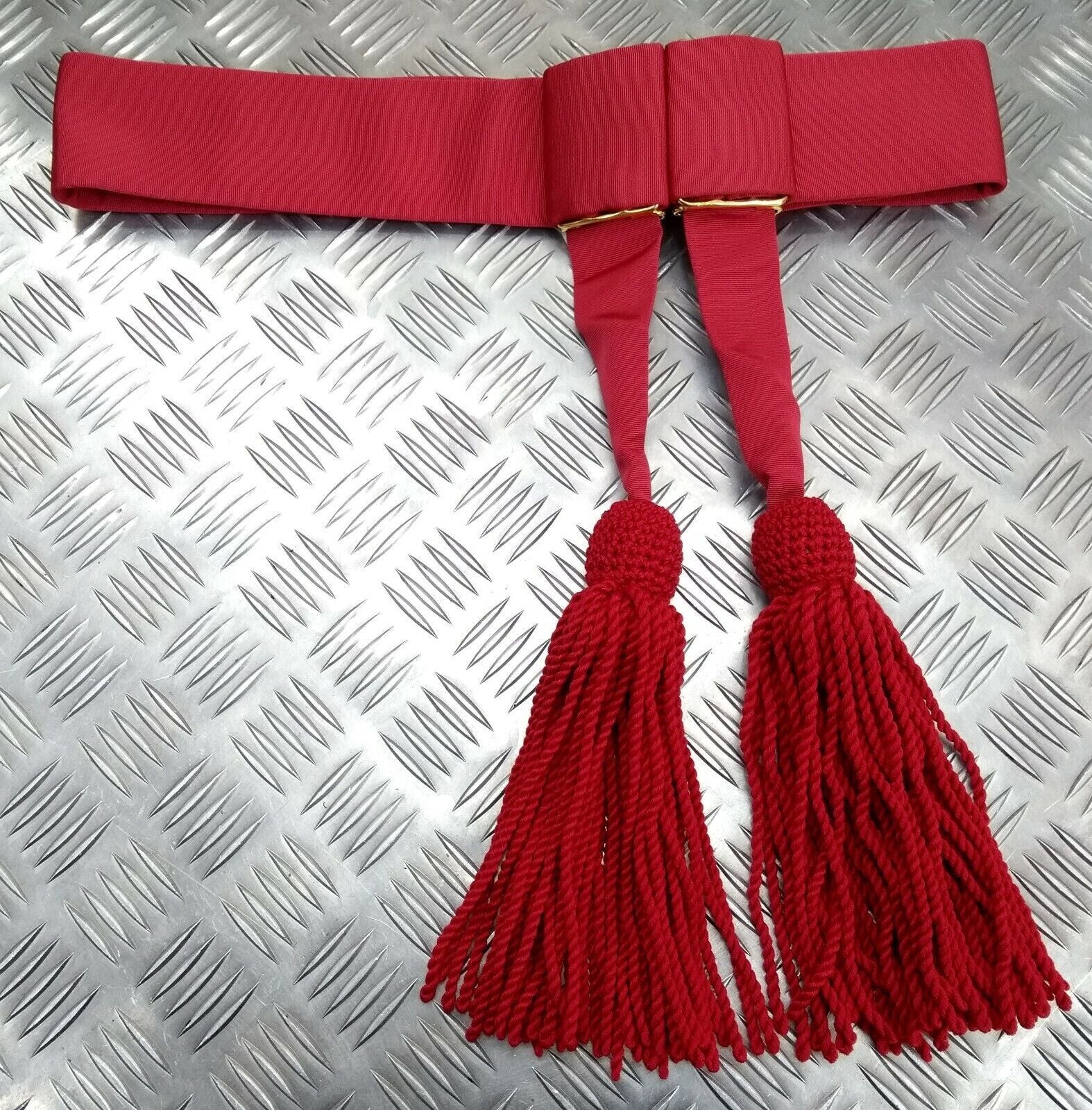 Waist Sash Officers Scarlet / Red Ceremonial Genuine British Forces Army 40" NEW