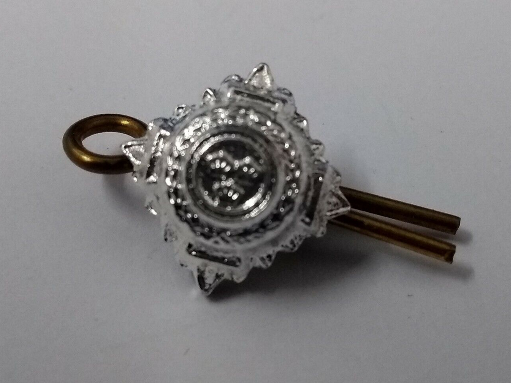 Genuine British Army Issue Light Infantry Rank Pips Small Bath Stars Silver NEW