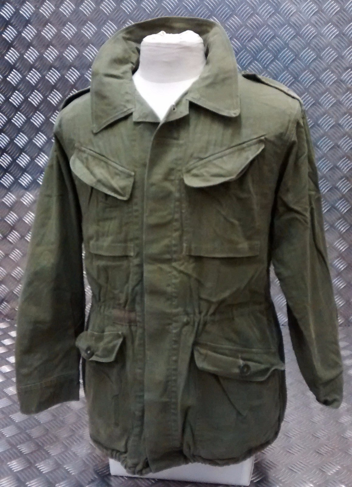 Genuine Vintage Combat Jacket 1980's Distressed Look Unique Look 60's