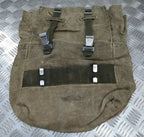 Vintage Military Issue Heavy Duty Canvas Back Pack Pannier Side Bag