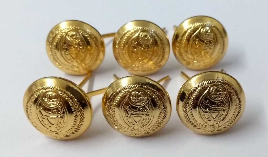 Qatar National Dress Small Split Pin Chinstrap Buttons NEW