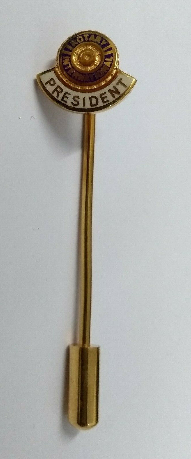 Genuine Rotary International President Insignia Neck Tie Pin Badge NEW