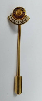 Genuine Rotary International President Insignia Neck Tie Pin Badge NEW