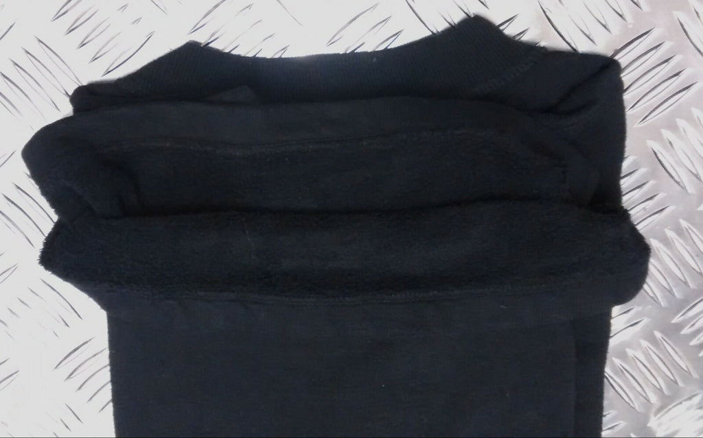 Genuine German Army Long Sleeve Thermal Top /Jumper / Shirt Overdyed Black