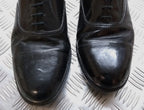 Service DMS Shoes British Black Leather Dress With Toe Cap UK Size 9