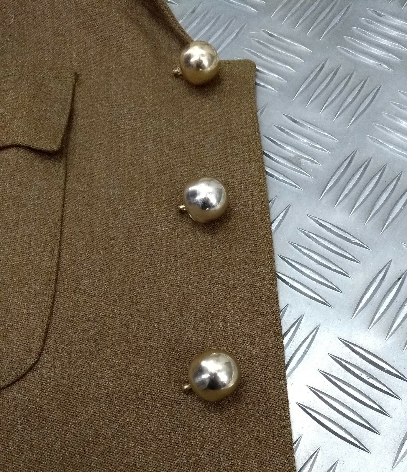 No2 Dress Jacket FAD Issue The Queens Royal Hussars No Insignia Buttons 170/104