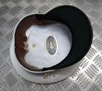 White Hat Senior Officers Issue Dress Visor Cap Hobson of London Full Garnish 57